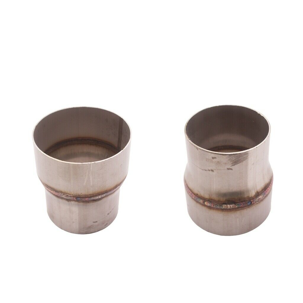 2Pcs Stainless Steel Exhaust Pipe Reducer 3" O.D. to 4" O.D. Rustproof