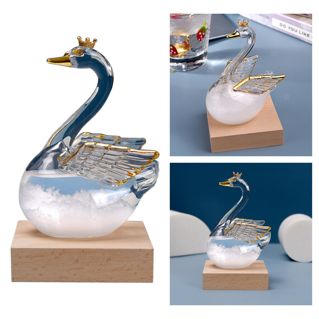 Desk Goose Storm Glass Bottle Weather Forecast Predictor Monitor Barometer