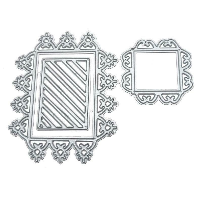 Rectangle Square Metal Cutting Dies Stencil DIY Scrapbooking Album Paper Card