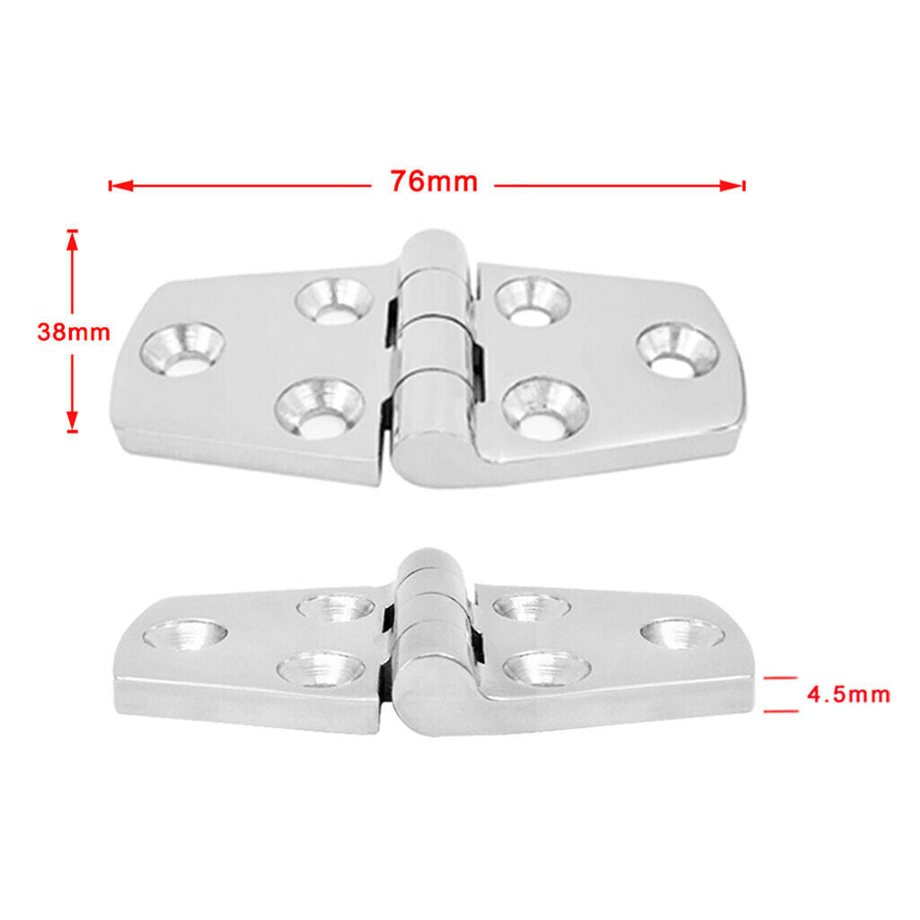 Stainless Steel Marine Boat Caravan Yacht Door Hatch Cabin Hinge Hardware