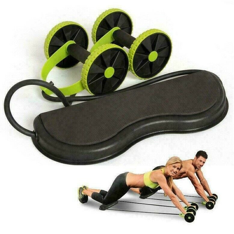 Home Gym Abs Equipment Exercise Body Fitness Abdominal Training Workout Rollers