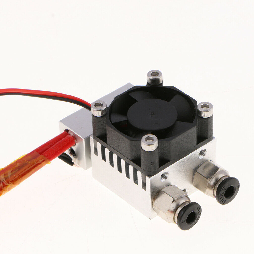 [1-SET]2 in 1 Out J-Head Single Head Double Color Remote Extruder Hot End Mix