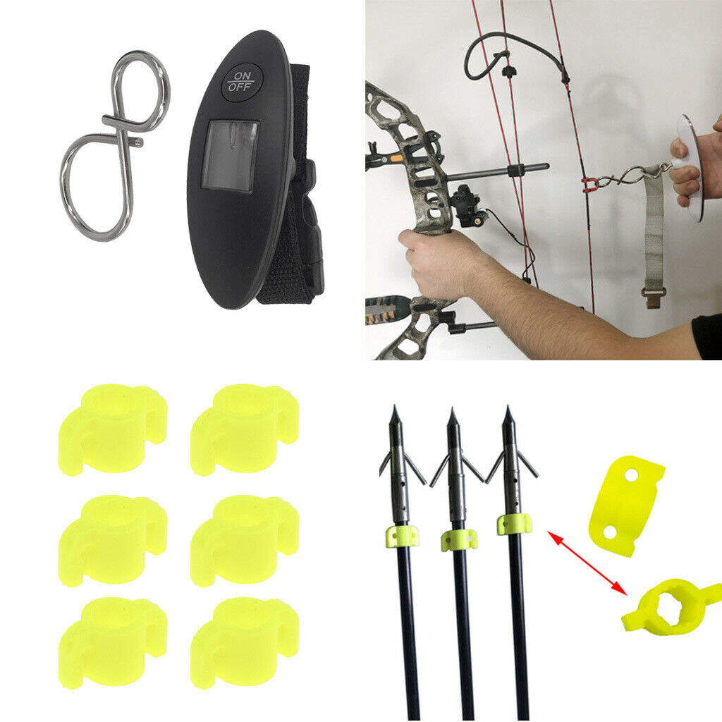 6pcs Bowfishing 5/16 Inch + Plastic Crash Rails