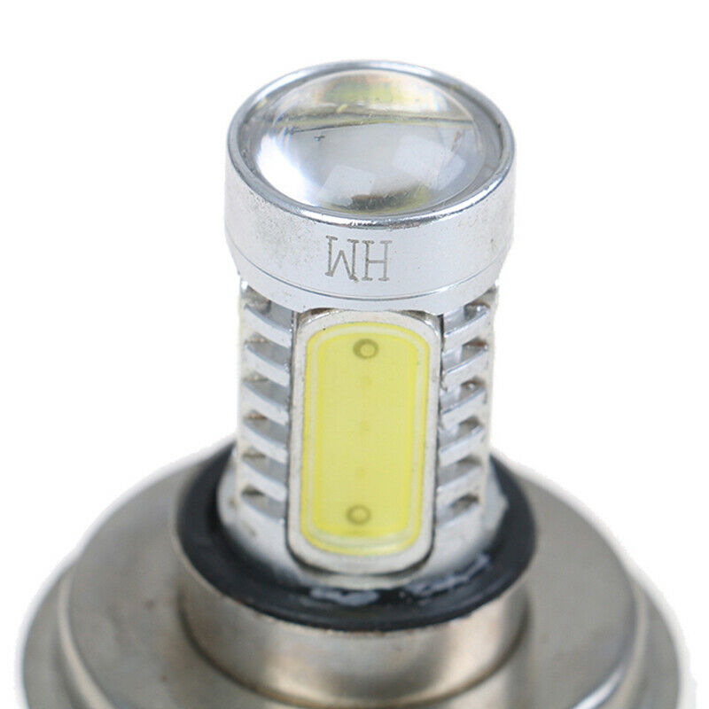 1X high power motorcycle H4 COB white headlights LED high / low light bulbDD