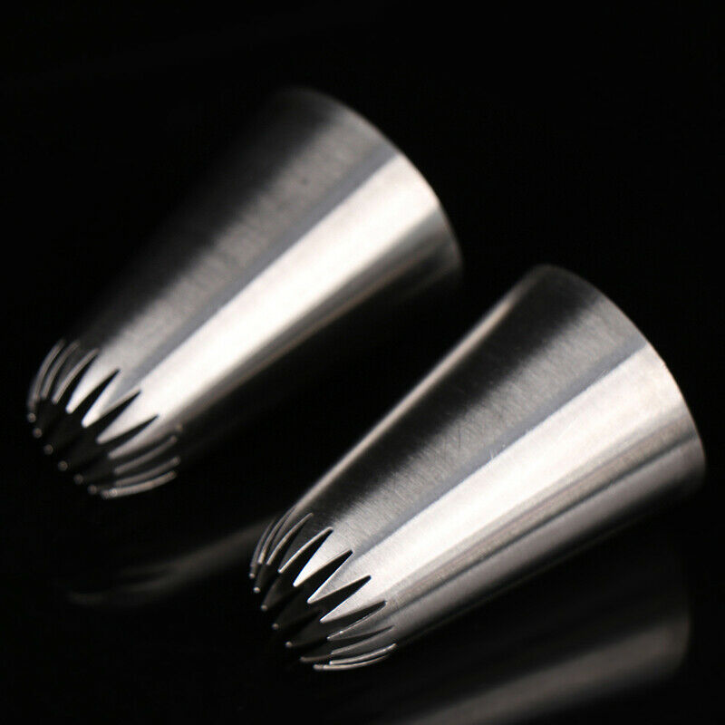 D66 #18 Open Star Icing Nozzle Piping Tip Stainless Steel Cake Decorating TiFCA
