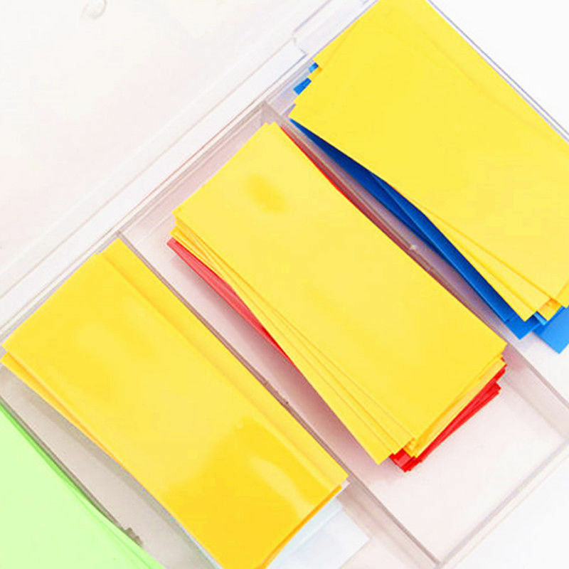 280pcs PVC Heat Shrink Tubing Tube Wrap Kit For Li-ion 18500 Battery