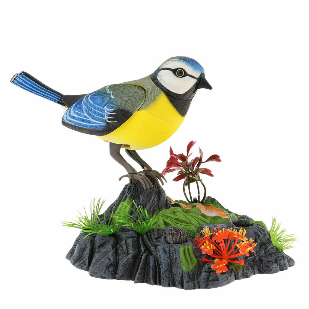 Adorable Chirping & Dancing Bird Voice Activated Battery Powered Chirping Bird