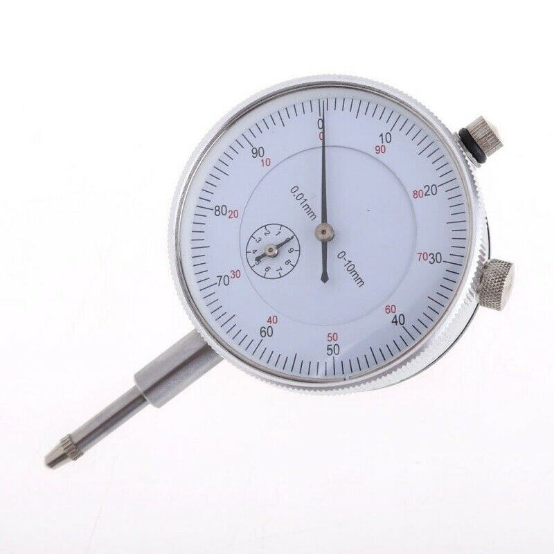 Dial Indicator Gauge 0-10mm Meter Precise 0.01 Resolution Concentricity Test XS2