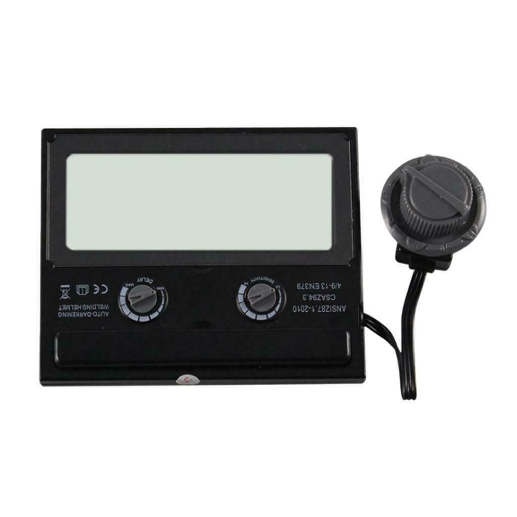 1x Batteries Adjustable Automation Solar Auto Darkening Welding Helmet Lens