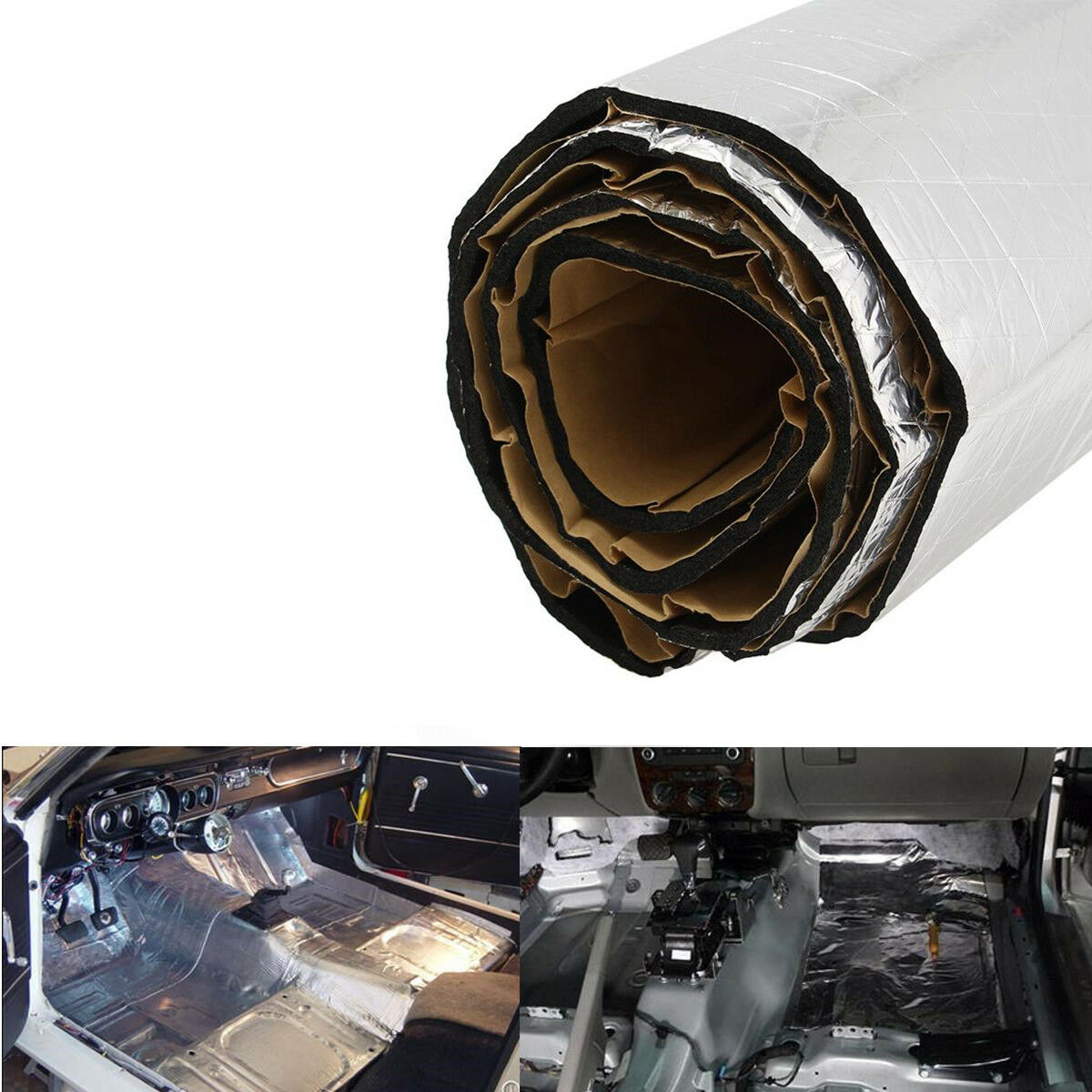 98''×39'' Firewall Sound Deadener Car Heat Shield Insulation Deadening Material