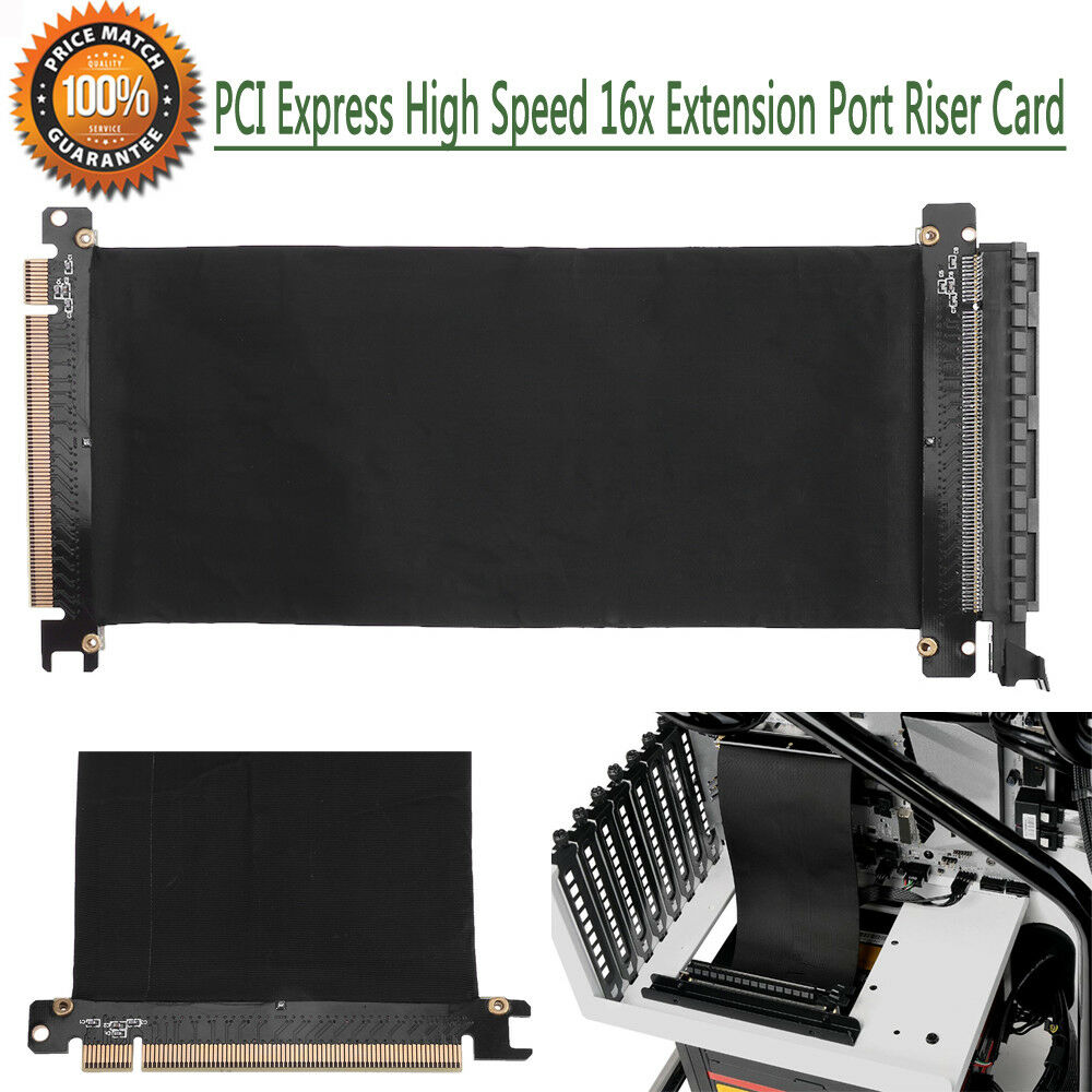 PCI Express 16x Flexible Card Cable Extension Port Adapter High Speed Riser Card