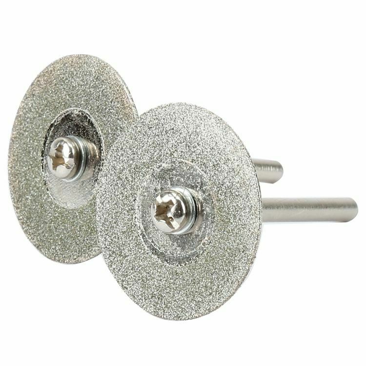 10pc 25mm Mini Diamond Cutting Discs Cut-Off Wheels For Rotary Tool Power Drill