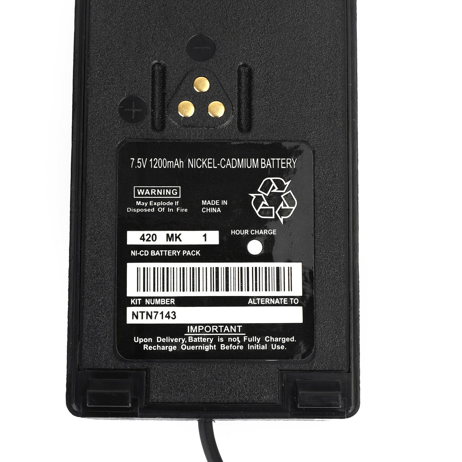 1x Charger Battery Eliminator Fit  GP900 GP1200 HT1000 MT2000 MTX838 UN