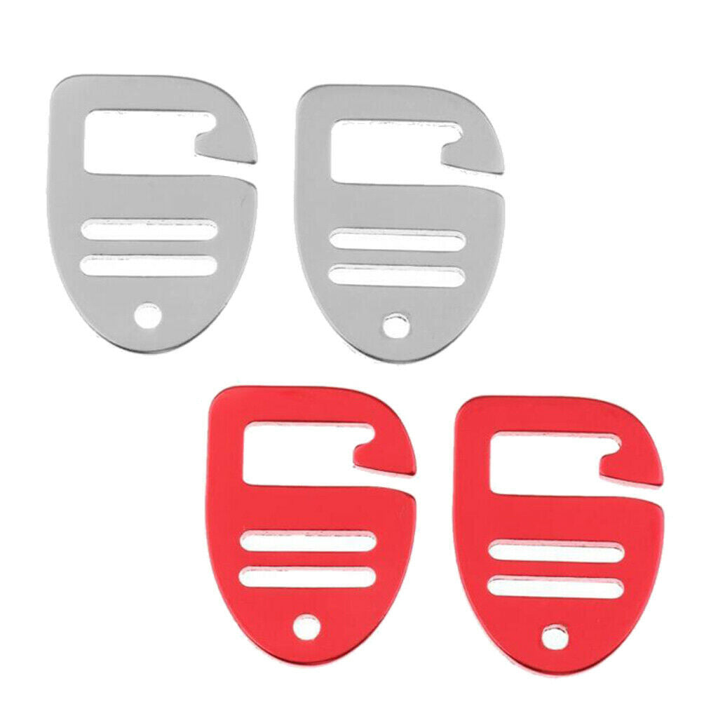 4pcs Molle Backpack Bag Accessory Metal Hook Buckle for 1'' Webbing lightweight