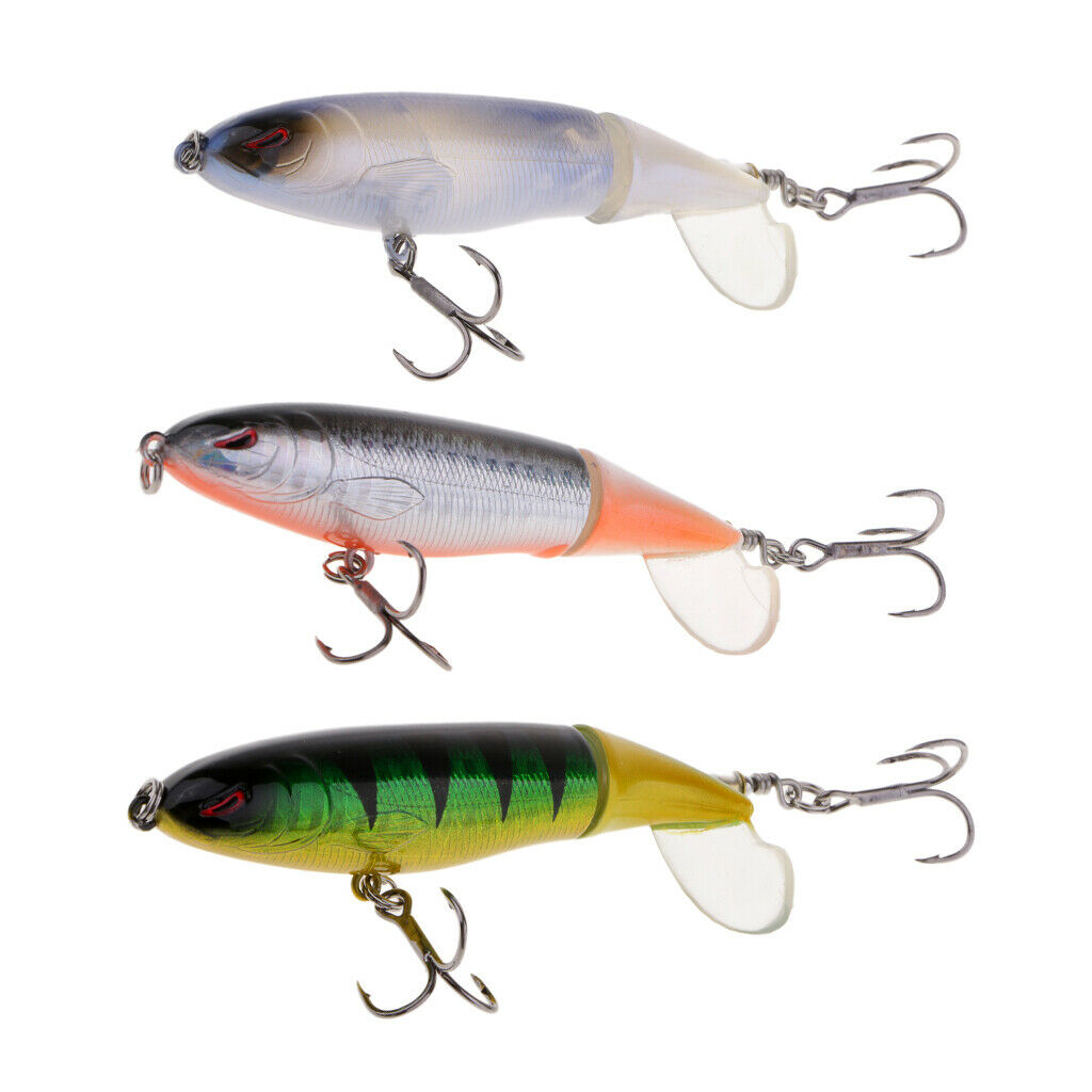 3x Lure Fleet Lure Bait Fishing Techniques Multicolor Hook Smulation Saltwater