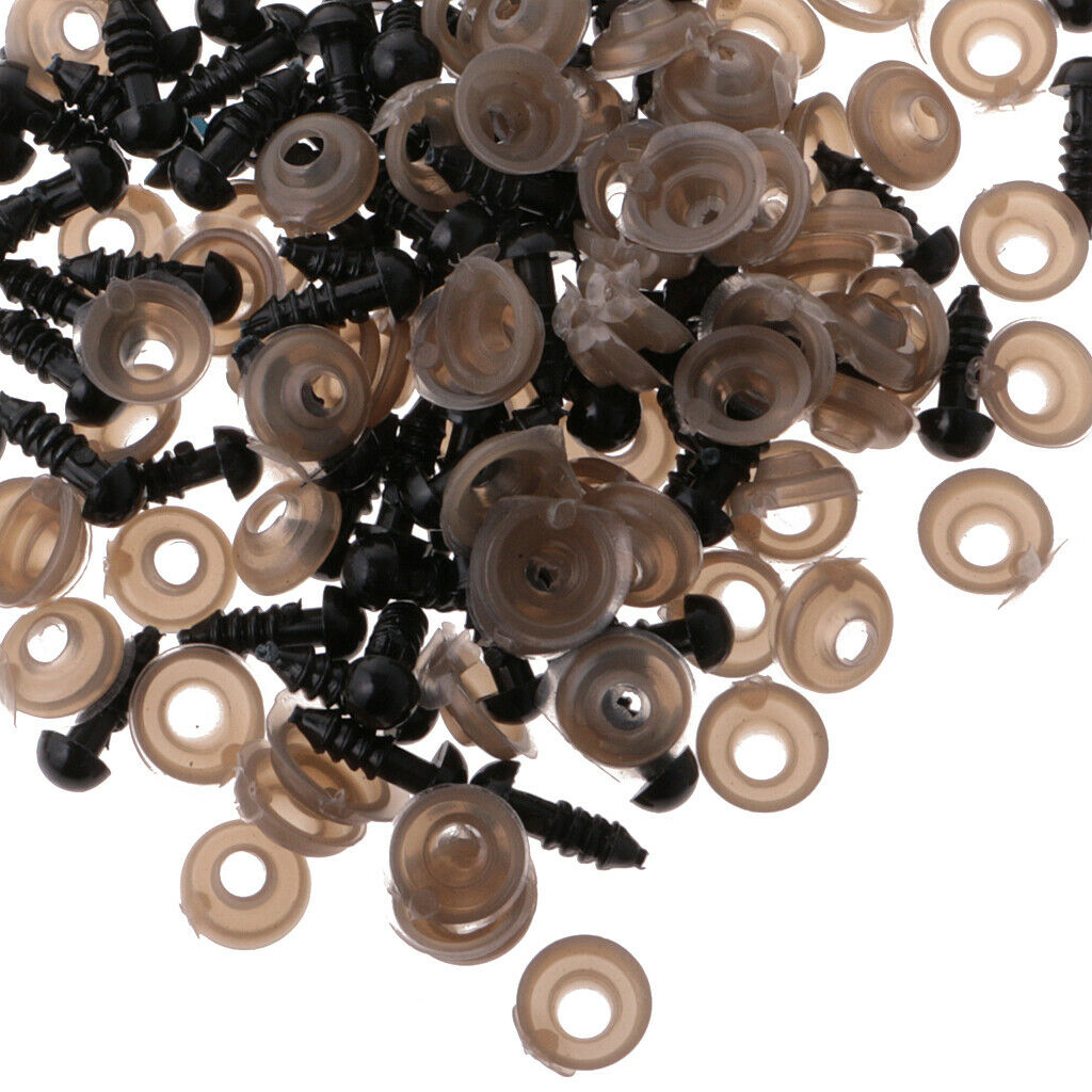 Safety Eyes DIY Craft Bear Sewing Supplies with Back Accessories 8mm
