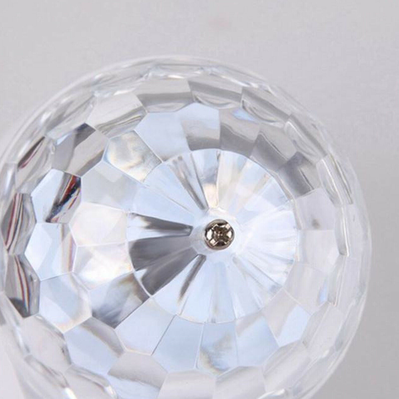 Disco E27 Light Crystal Ball Bulb 2-Head Rotating Party Effects Lighting