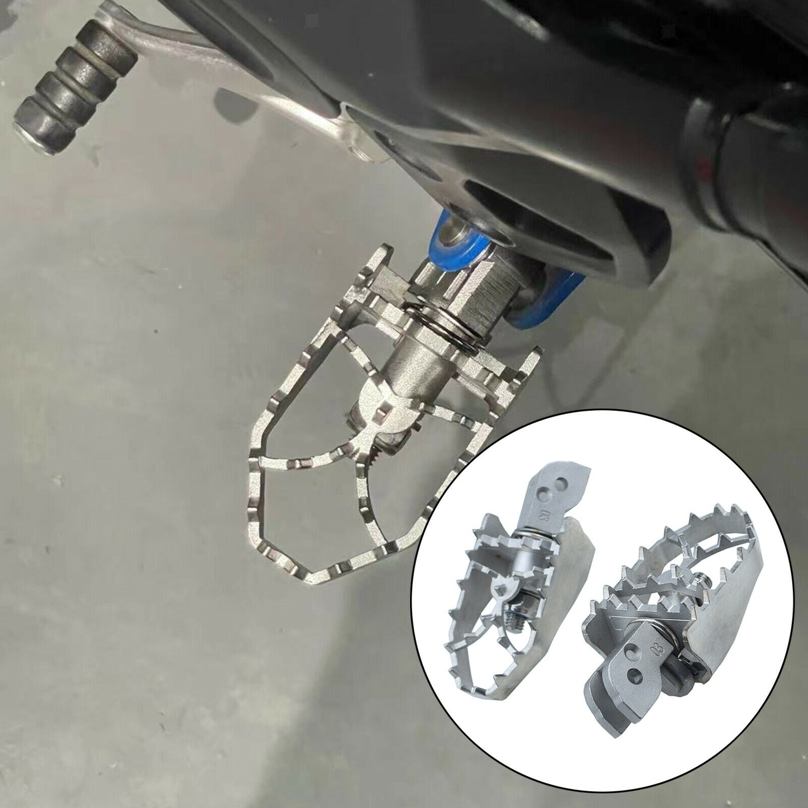 Rear Wide Foot Pegs Pedal for DUCATI MULTISTRADA 1200 1200 Motorbike Replace