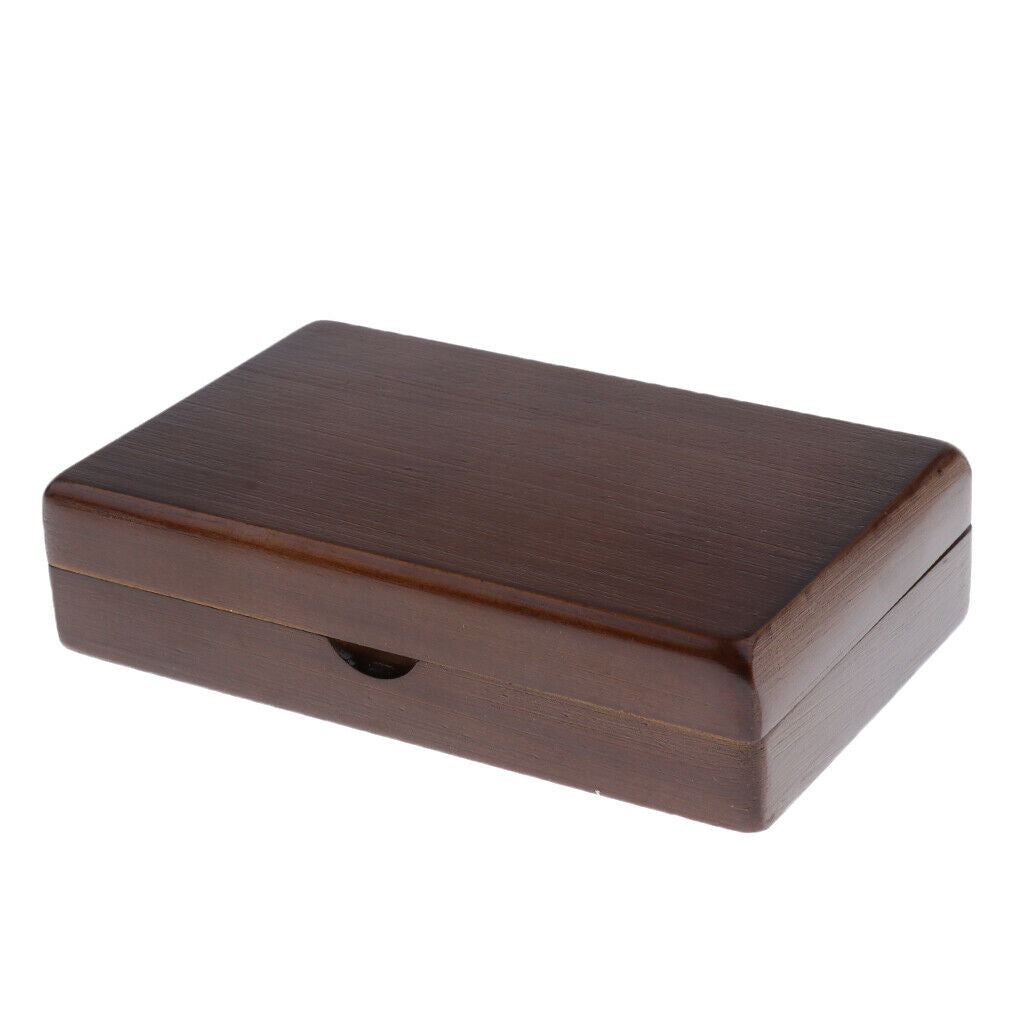 2pc Wooden Fly Box Slit Foam Fly Fishing Box Flies Fishing Lure Storage Case