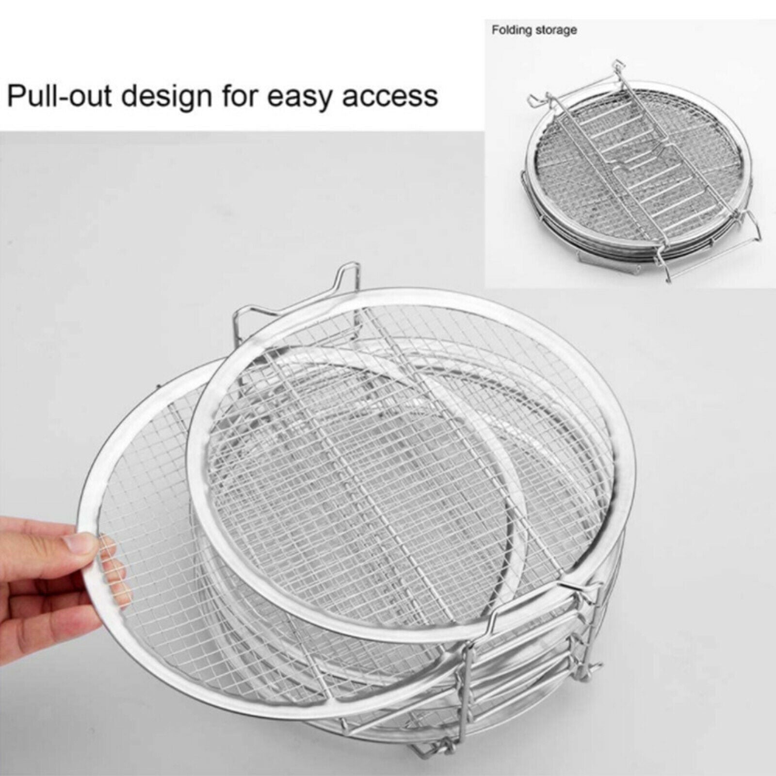 5 Tier Dehydrator Rack Rack for Air Fryer Dining Appliance Accessories