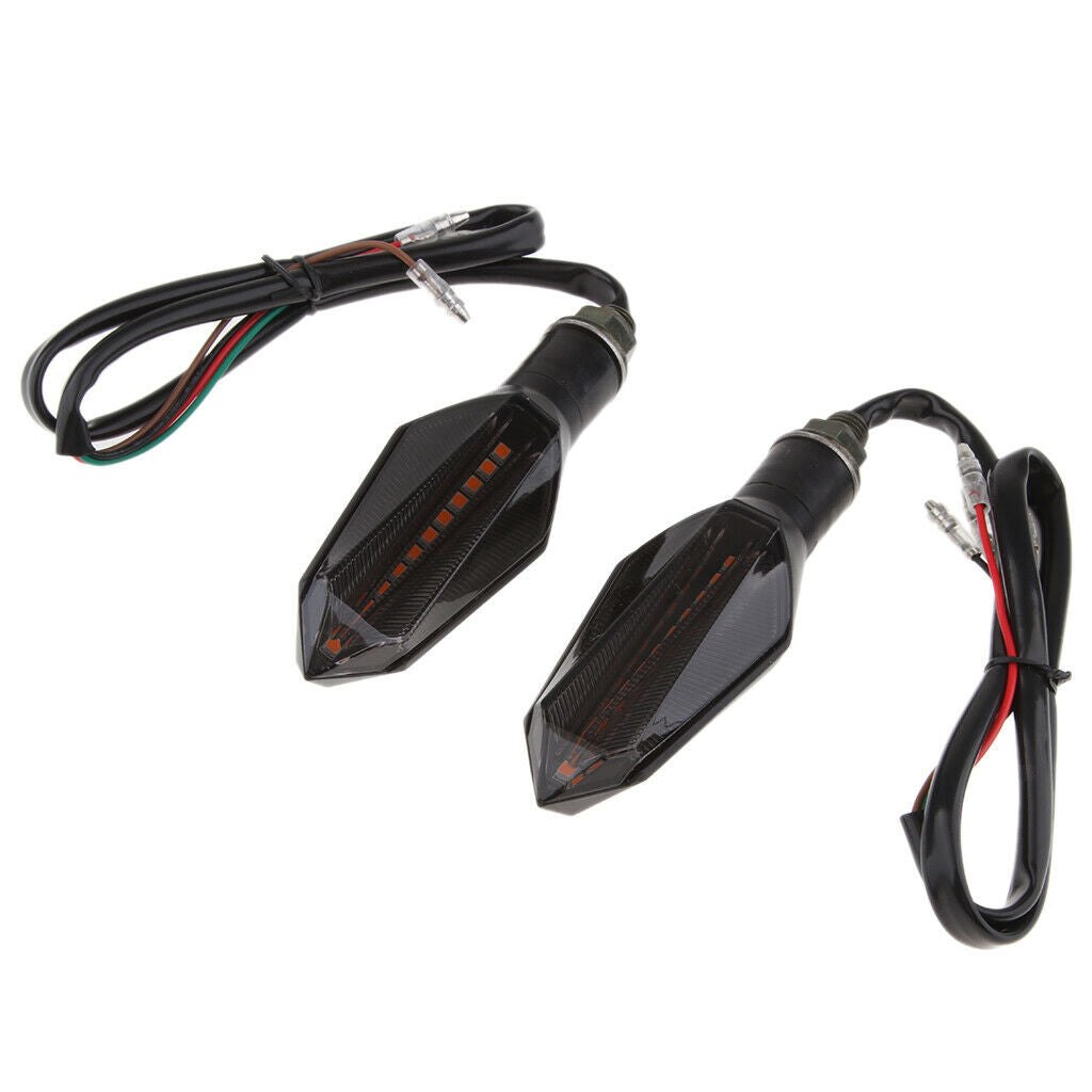 Daytime Running Lights LED High Brightness for Motorcycles ABS Plastic Blue