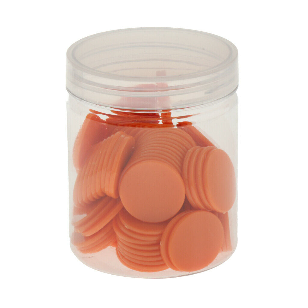 300Pcs 25mm Poker Chips Large Numbers Tokens Chip money Boundless Orange