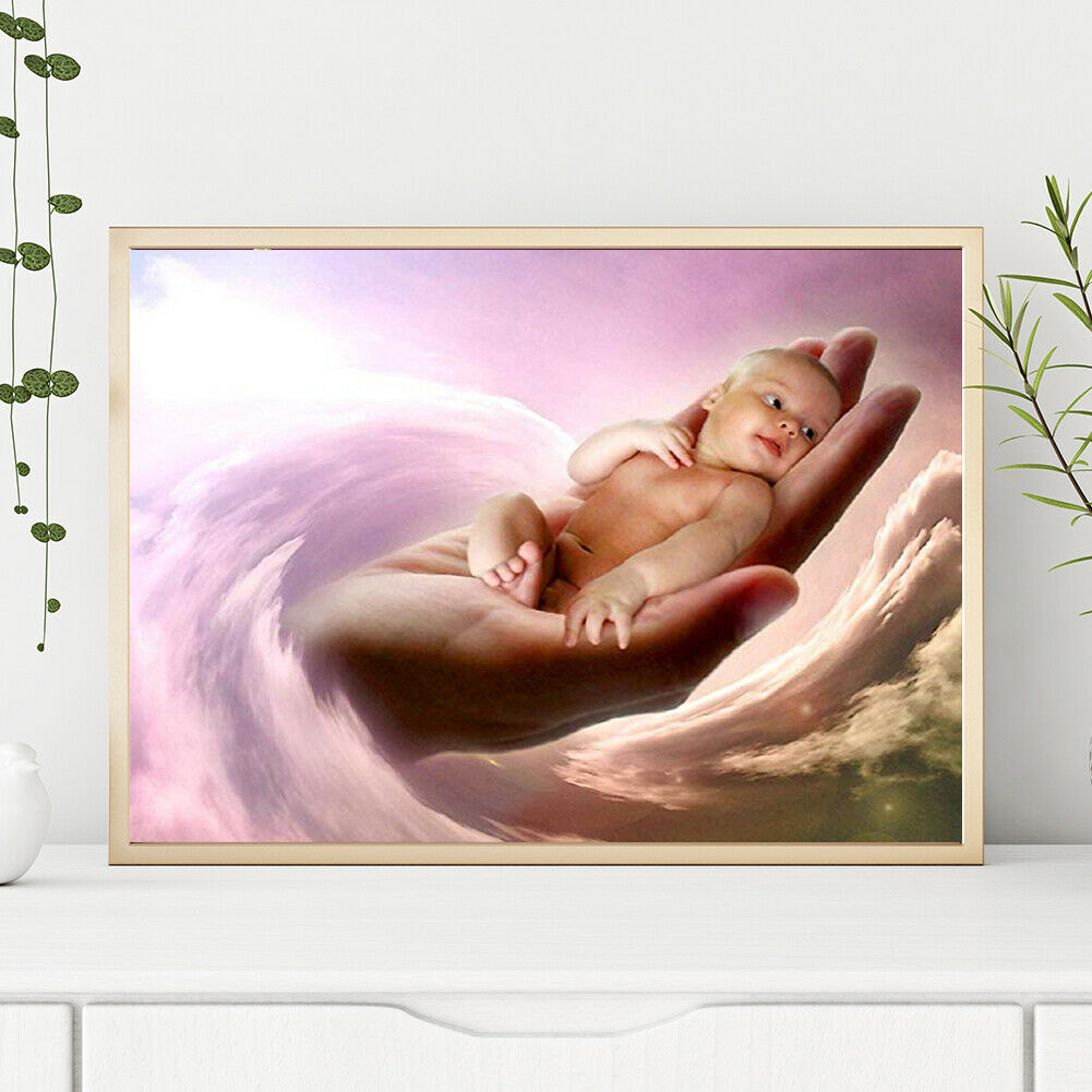 5D DIY Full Drill Diamond Painting Mom Kids Embroidery (Mothers Day-WLL527) @