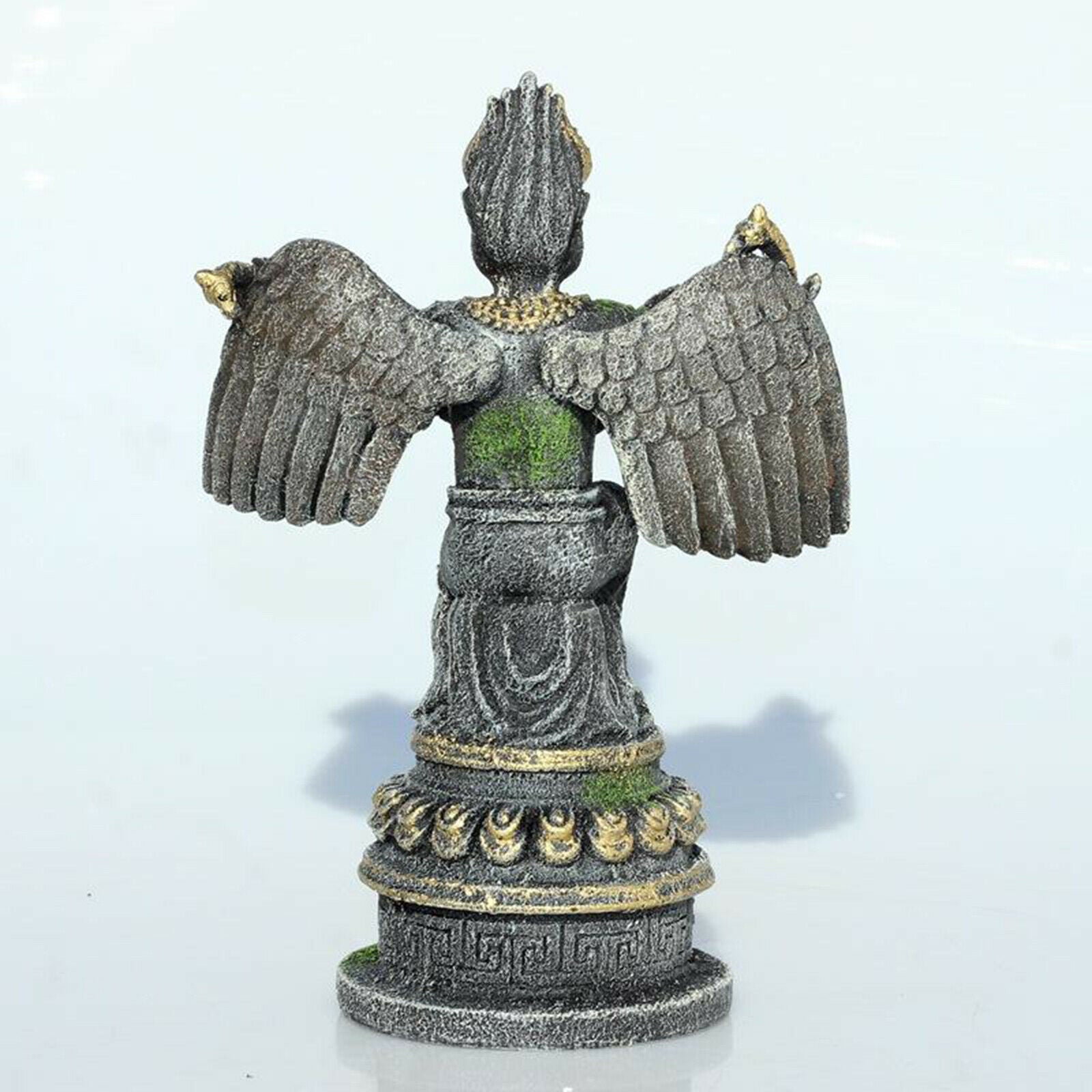 Aquarium Landscape Carving Egyptian Statue Fish Tank Shelter Cave Decor