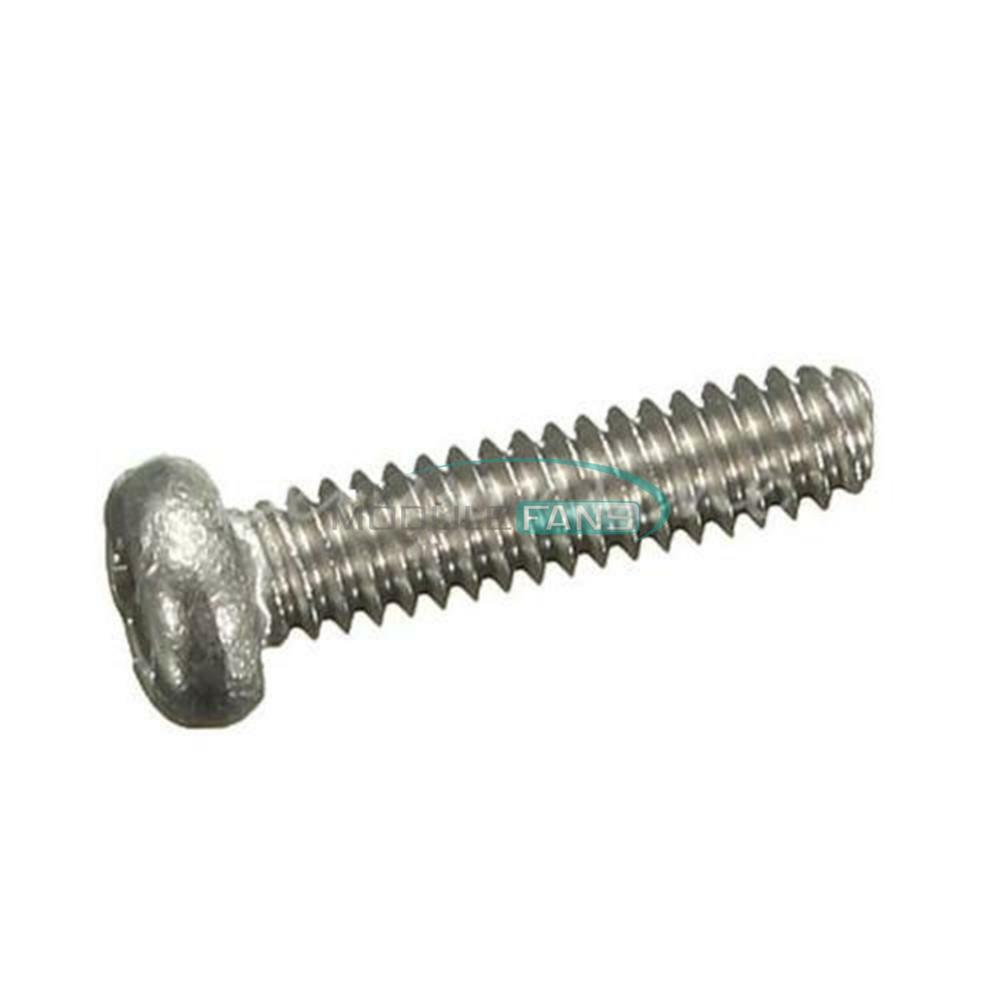 50PCS Stainless Steel M2X6mm Screws Round Head Plain End Metric Machine