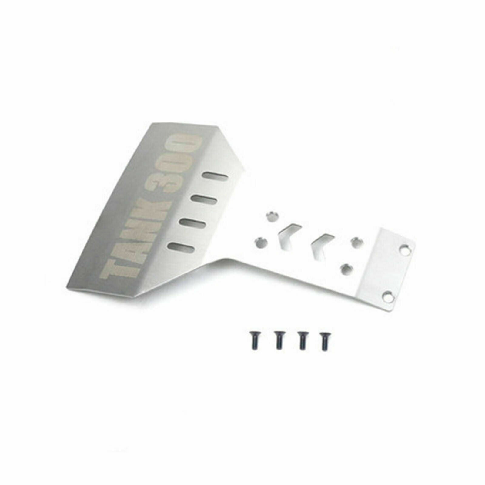 1/8 Metal Chassis Axle Guard Plate Set for KM Traction Hobby Tank300 RC Car Part