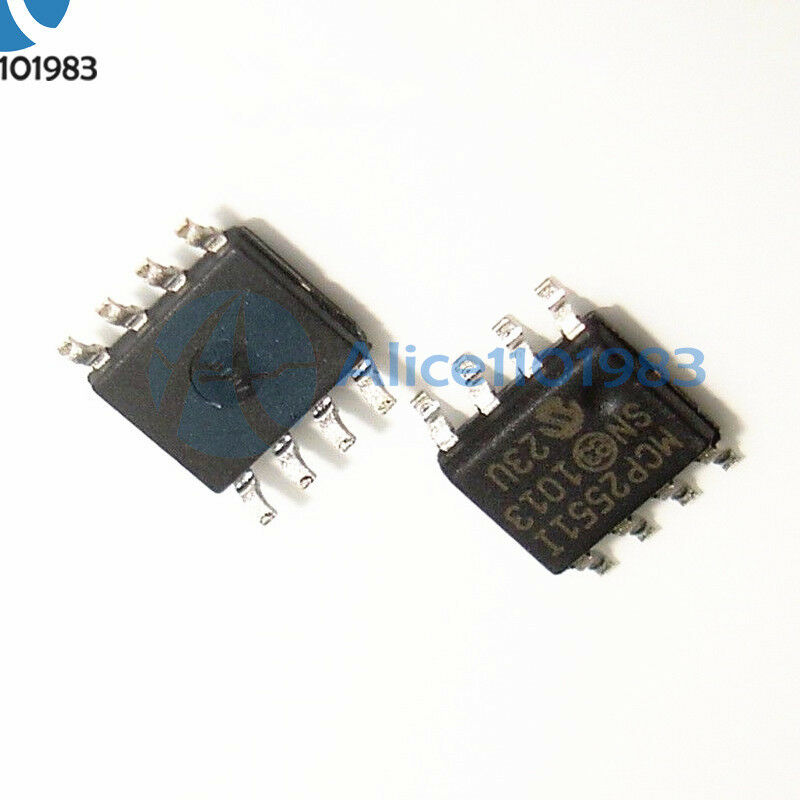 5PCS MCP2551 MCP2551-I/SN IC TRANSCEIVER CAN HI-SPD 8-SOIC
