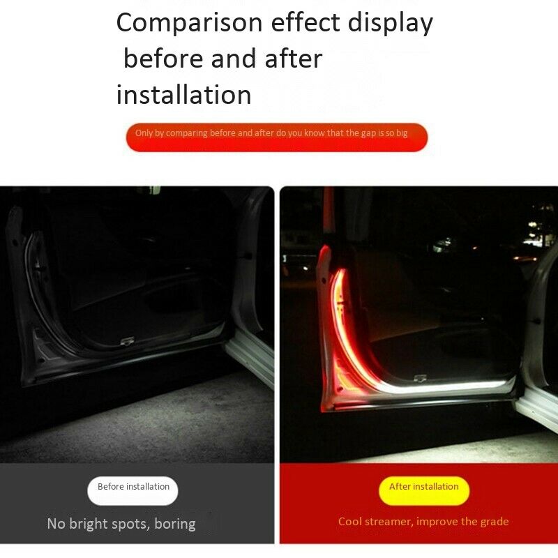New Led Car Door Anti-Collision Warning Lights, Car Universal Decorative LightU1