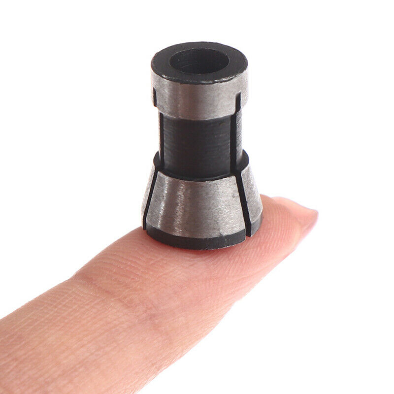 3pc/lot High Precision Adapter collet shank router tool Adapter 6mm/6.35m.l8