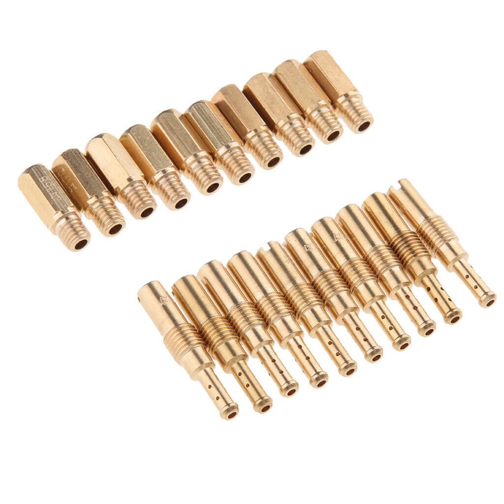 20x Solid Carburetor Main/Slow Pilot Jet Needle Set For PWK PE  OKO CVK