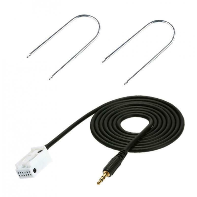 Car Stereo Aux input Cable Adaptor For Peugeot 307 308 407 408 Citroen C2 C5