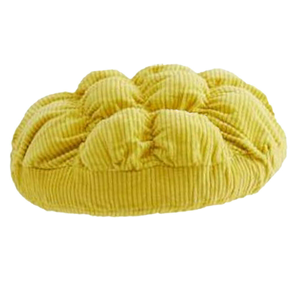 Kids Stool Cover Chair Seat Cushions Sleeve Protectors Round Yellow