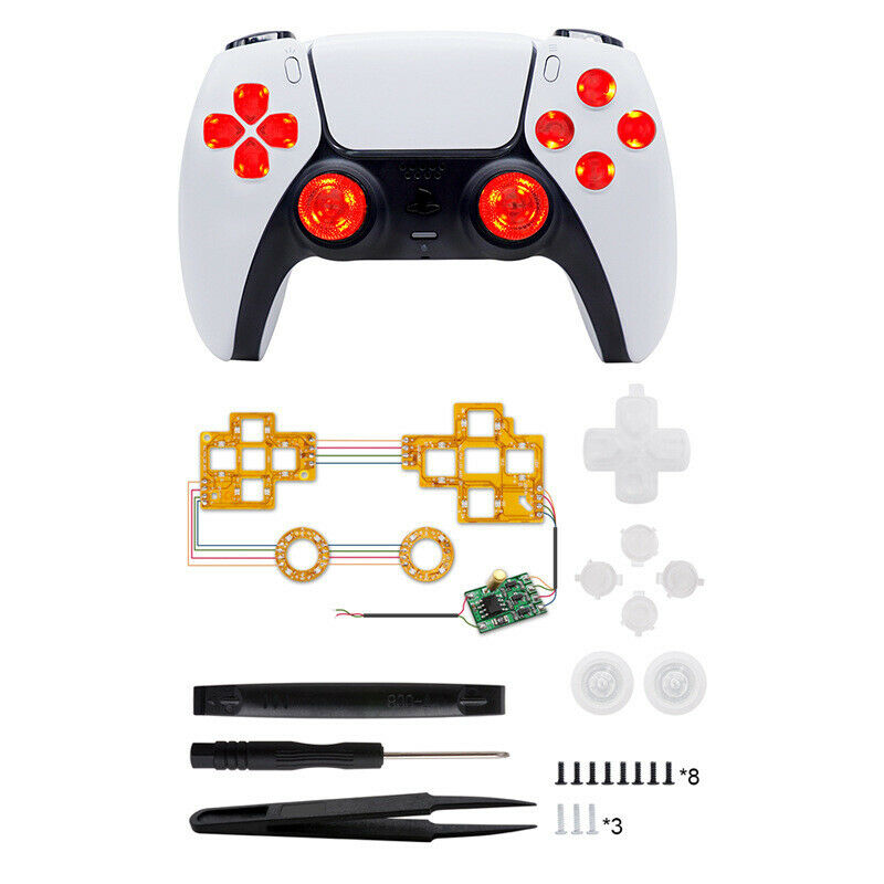 For PS5 Wireless Handle Vibration Control LED Light Board Color Luminous Board