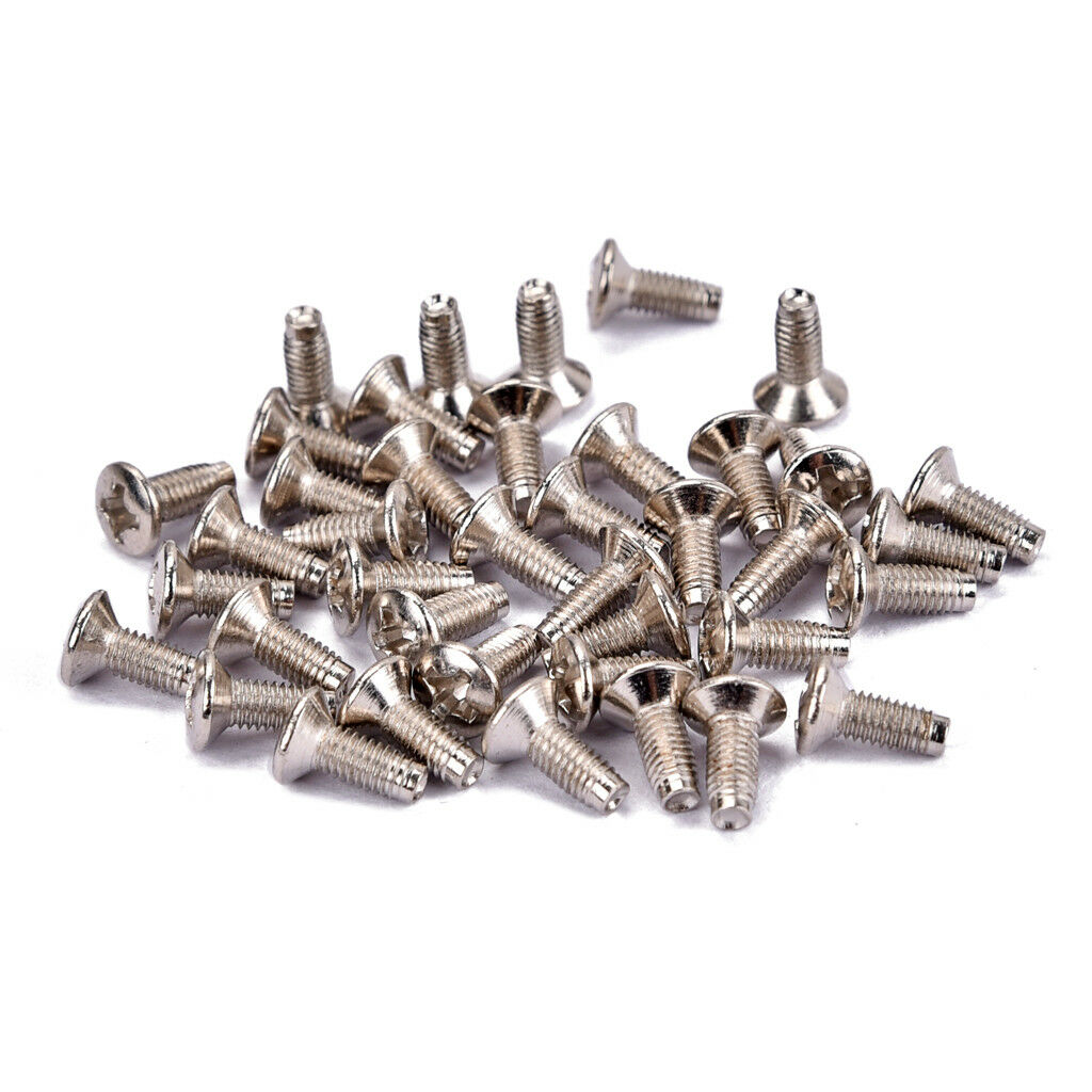 40 Pcs Durable Steel Guitar Screws Replacement for Musical Instrument Parts