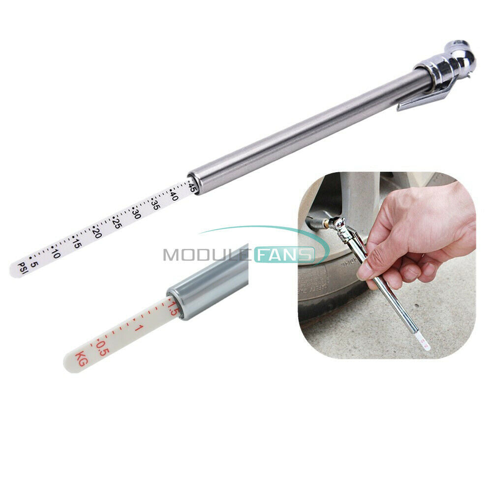 Mini Car Motor Tyre Tire Air Pressure Test Meter Gauge Pen 5-50PSI Auto Vehicle
