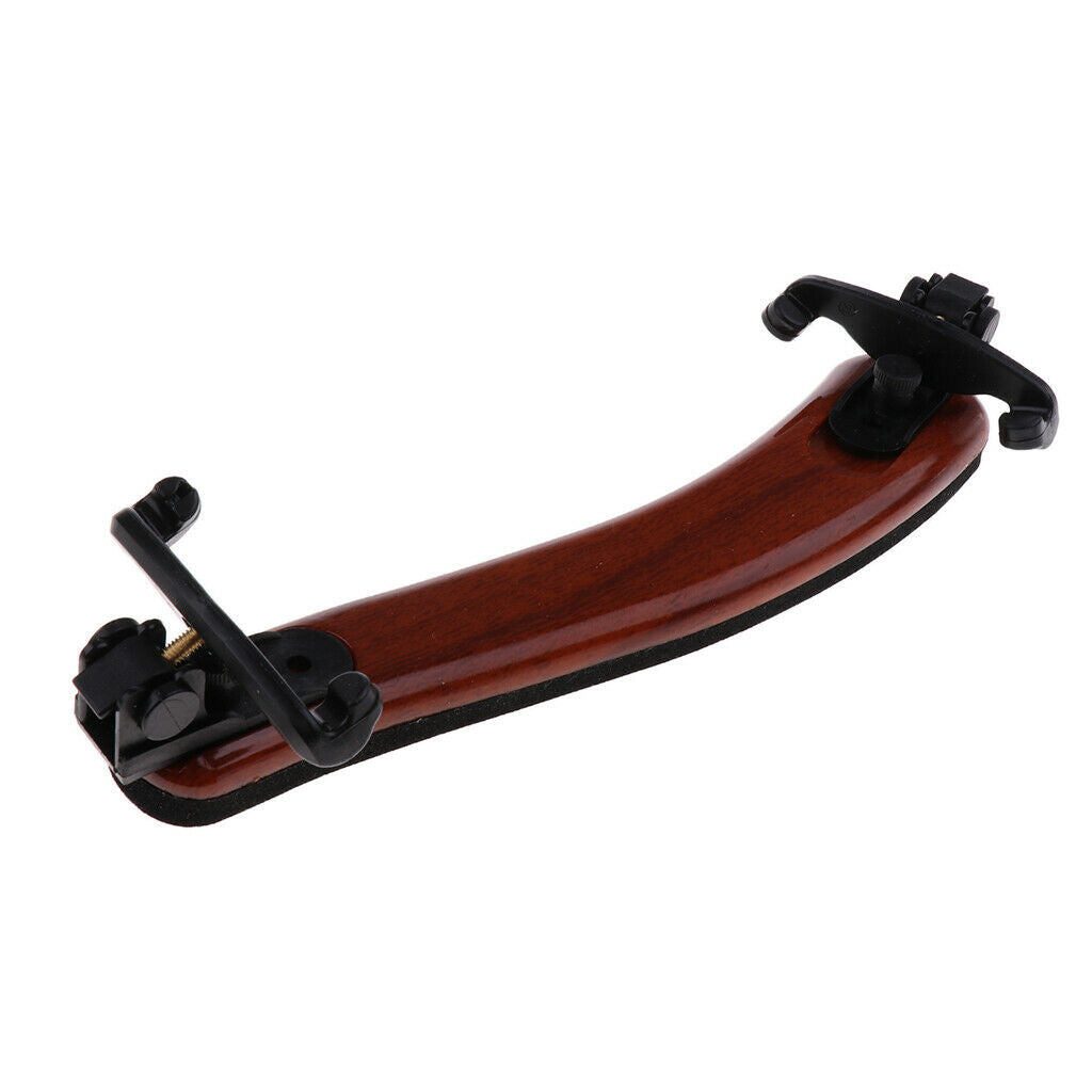 4 Piece Replacement String Set + 4/4 3/4 Adjustable Violin Headrest