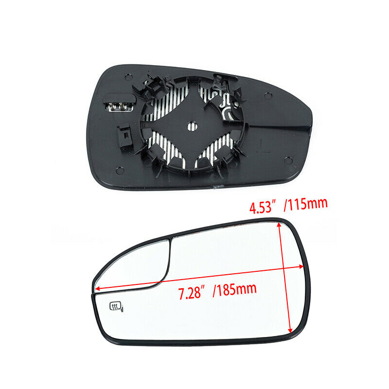 2pcs Left & Right Car Door Wing Mirror Class Heated For Ford Fusion 2013-2020