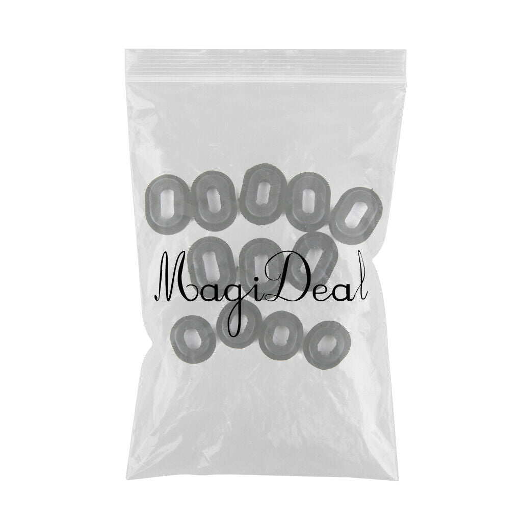 72 Pcs Black Rubber Side Cover Grommets For Motorcycle Car Auto CG125