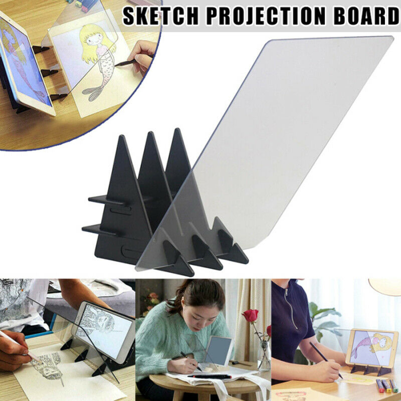 Mobile phone holder Sketch Wizard Tracing Drawing Board Optical Draw Projec~K Rf