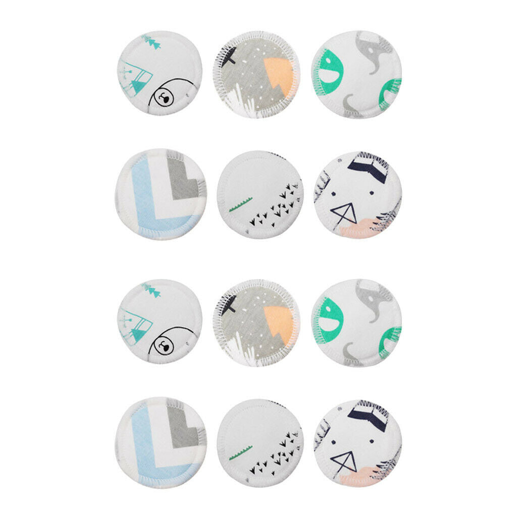 12pcs Reusable Washable Makeup Remover Pads Facial Wash Rounds Makeup Wipes,