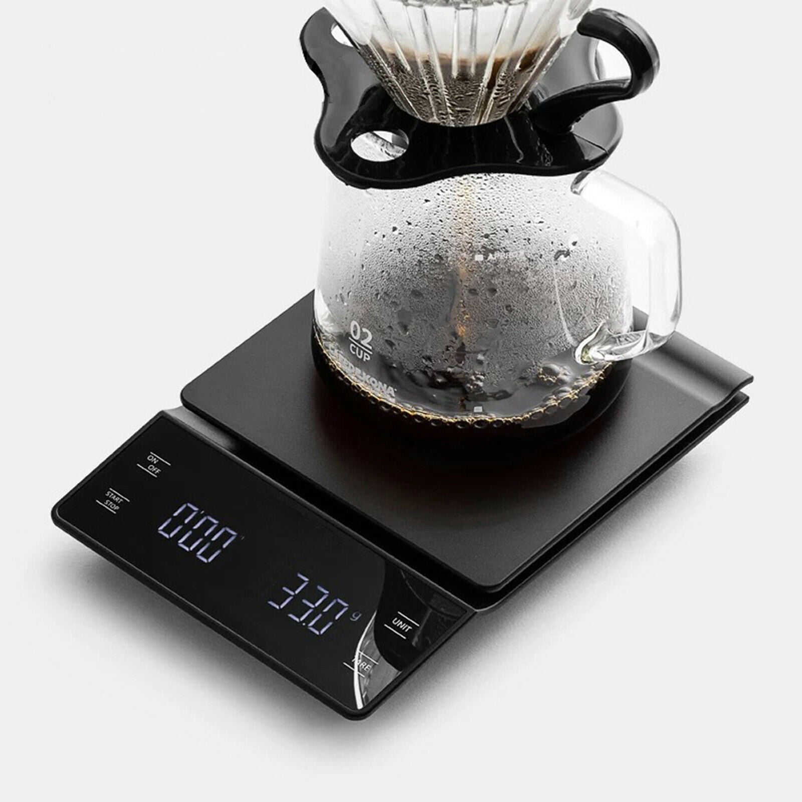 3KG/0.1g Smart Drip Coffee Scale Precision Coffee Pot Food Scale Household
