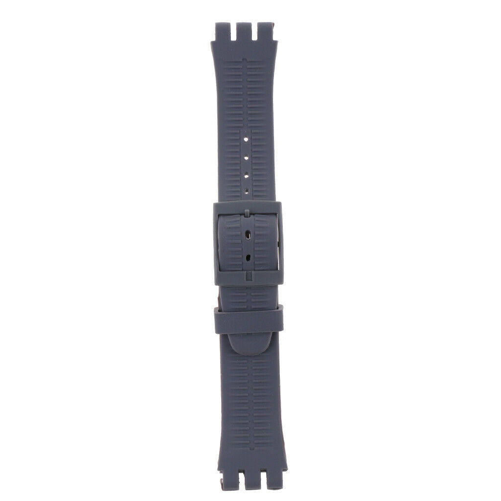 2 Sets Silicone Watch Bands Quick Release Soft Replacement Straps 19mm