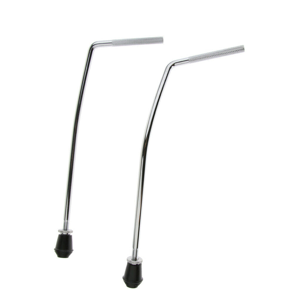 1 Pair Metal Bass Drum Legs Support for Drum Instrument Parts Accessories