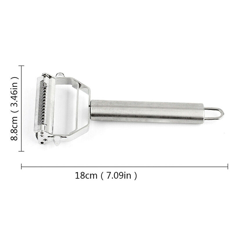 1Pc Potato Peeler Vegetable Grater Cabbage Cutter Slicer Stainless Steel .l8