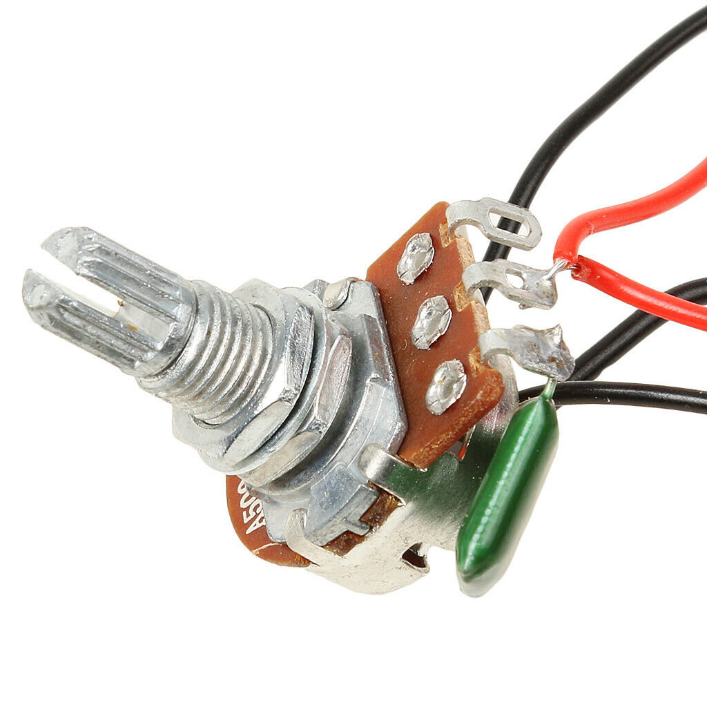 Set of Wiring Harness 2 Volume 1 Tone 500K for Jazz Bass Guitar Accessories
