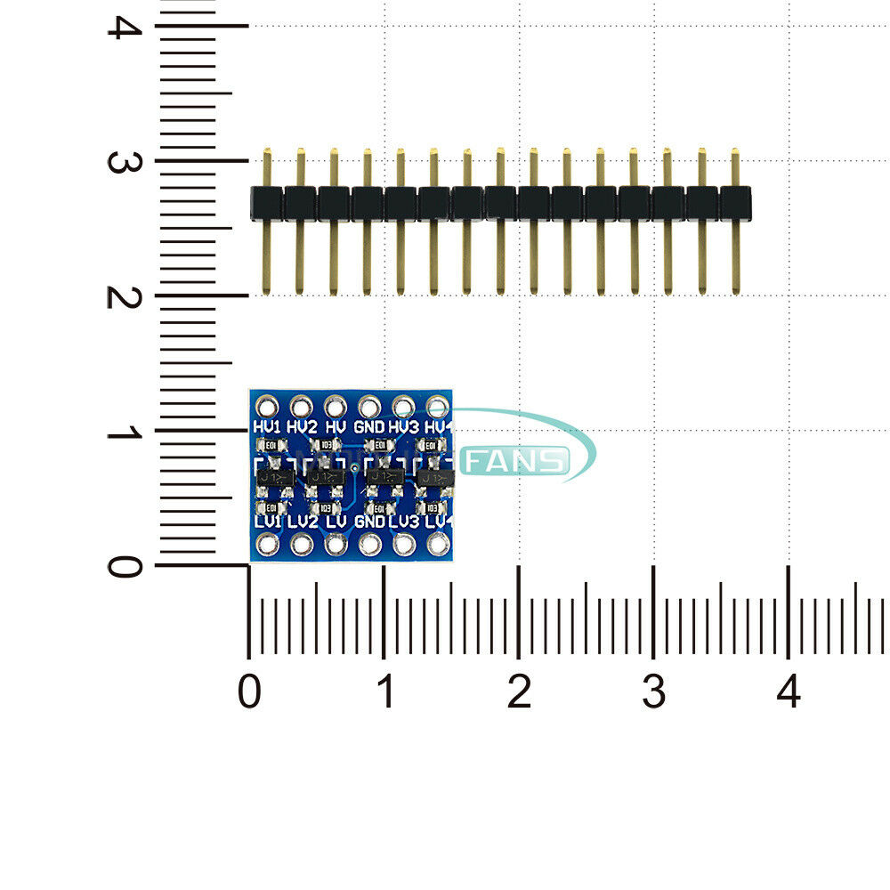 10PCS 4-Channel 5V to 3.3V IIC I2C Logic Level Converter Bi-Directional Module